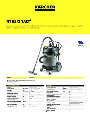 Informations sur le produit