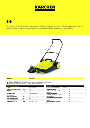 Informations sur le produit