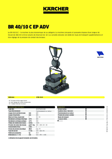 Informations sur le produit