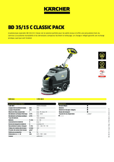 Informations sur le produit