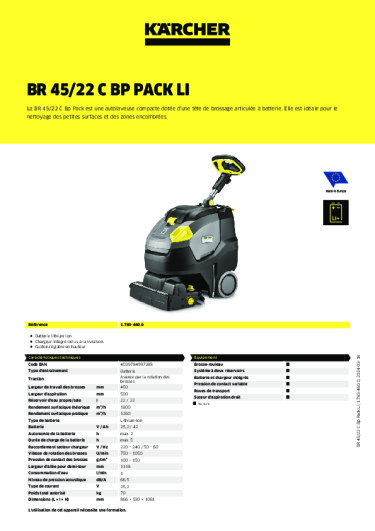 Informations sur le produit