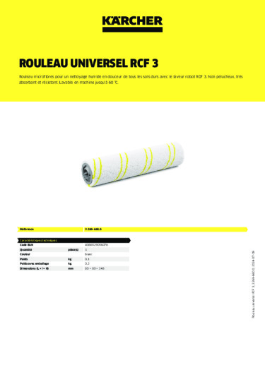 Informations sur le produit