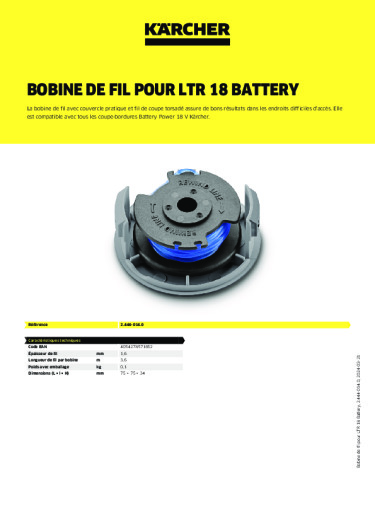 Informations sur le produit