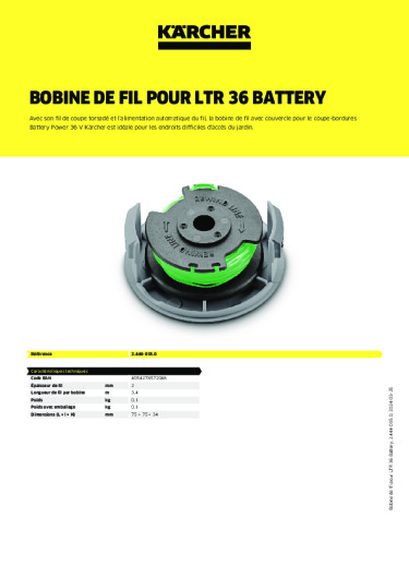 Informations sur le produit