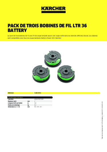 Informations sur le produit