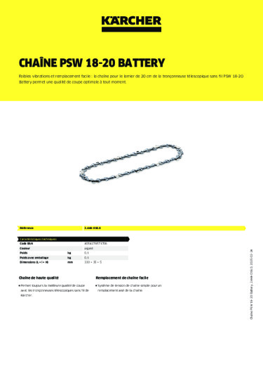 Informations sur le produit