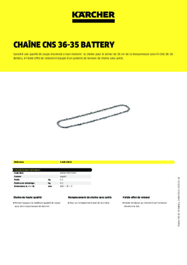 Informations sur le produit