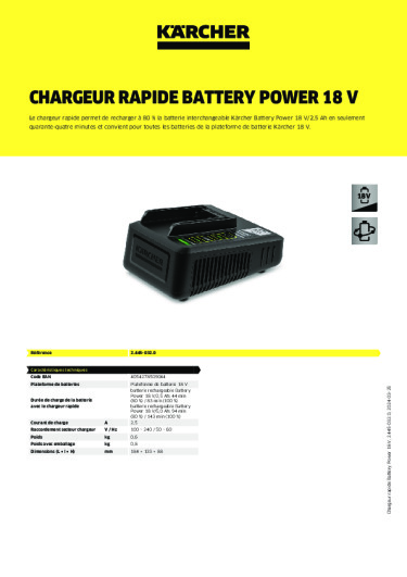 Informations sur le produit