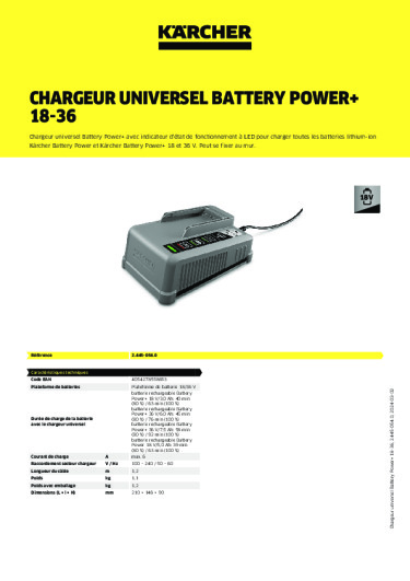 Informations sur le produit