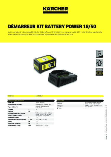 Informations sur le produit