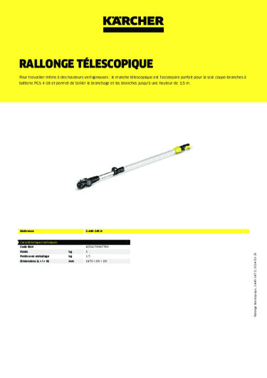 Informations sur le produit