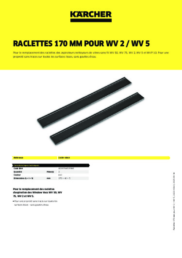 Informations sur le produit