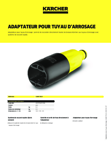 Informations sur le produit