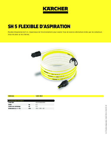 Informations sur le produit