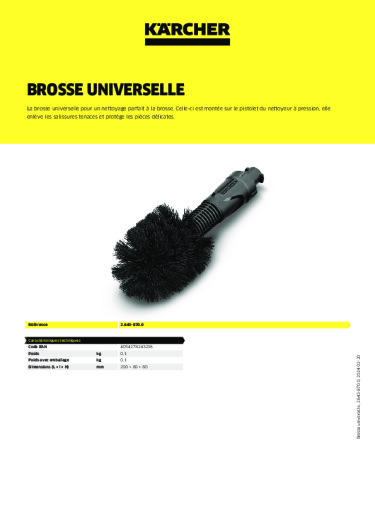 Informations sur le produit