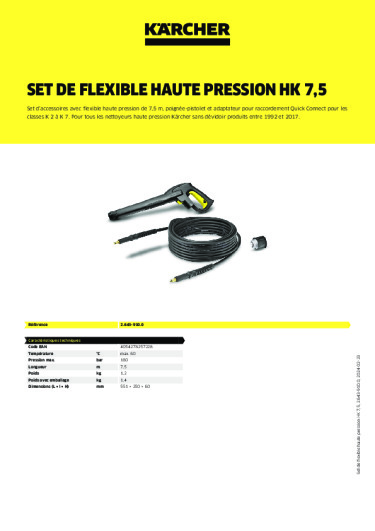 Informations sur le produit