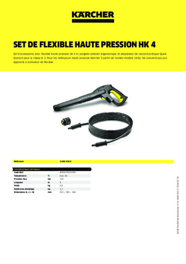 Informations sur le produit