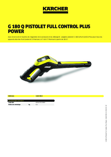 Informations sur le produit