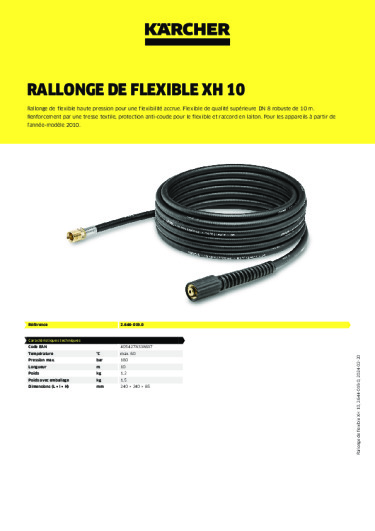 Informations sur le produit