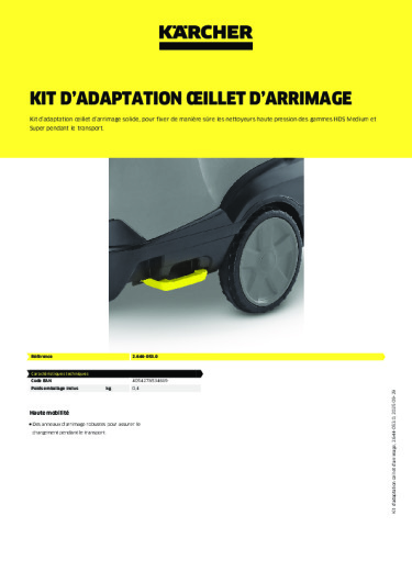 Informations sur le produit