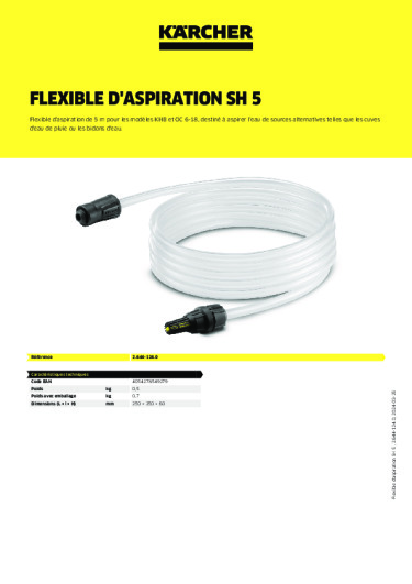 Informations sur le produit