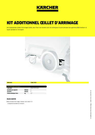 Informations sur le produit