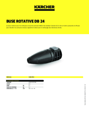 Informations sur le produit