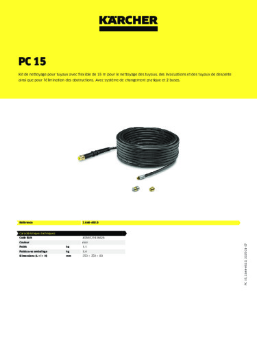 Informations sur le produit