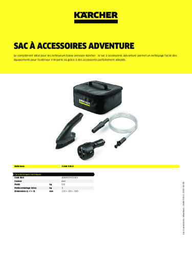 Informations sur le produit