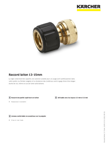 Informations sur le produit