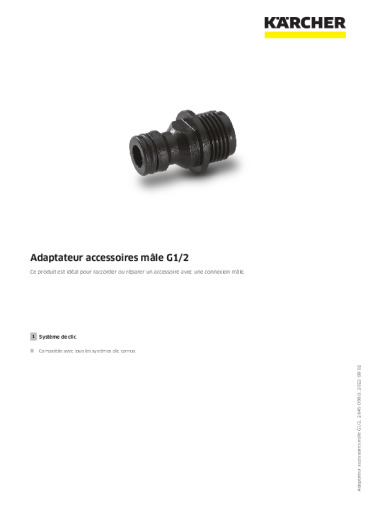 Informations sur le produit