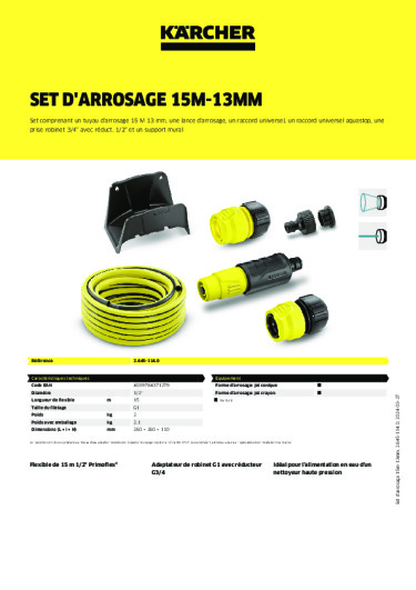 Informations sur le produit