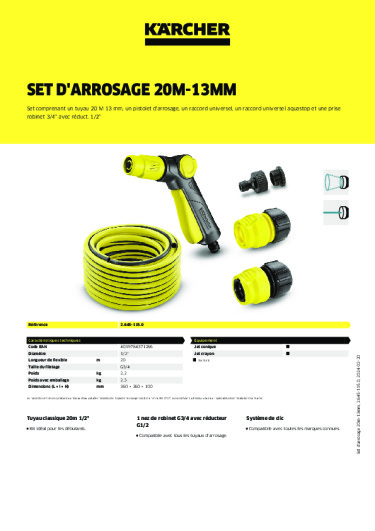 Informations sur le produit