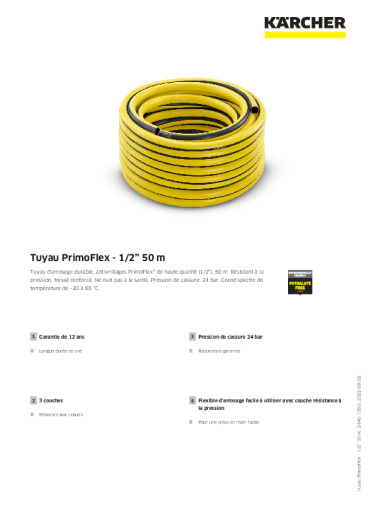 Informations sur le produit