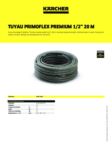 Informations sur le produit