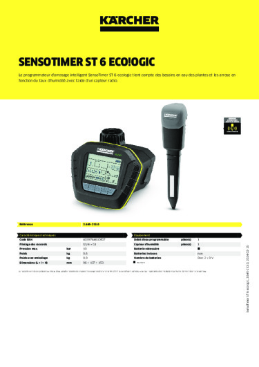 Informations sur le produit