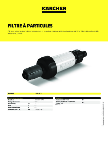 Informations sur le produit