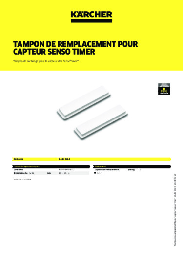 Informations sur le produit