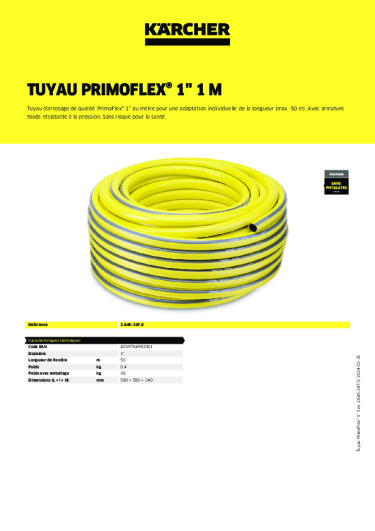 Informations sur le produit