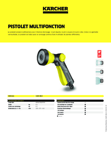 Informations sur le produit