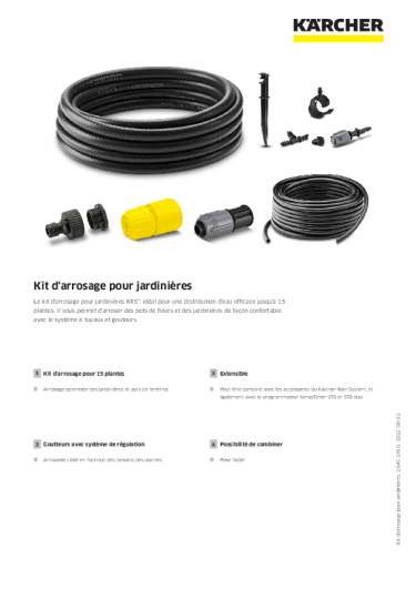 Informations sur le produit