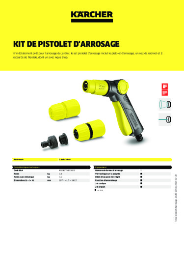 Informations sur le produit