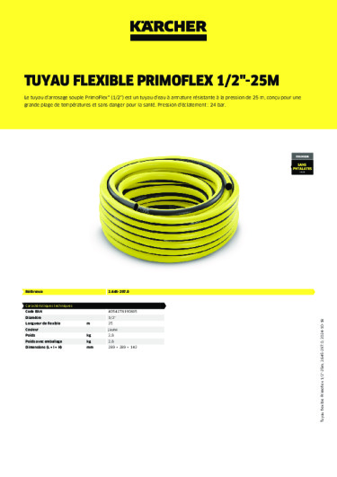 Informations sur le produit