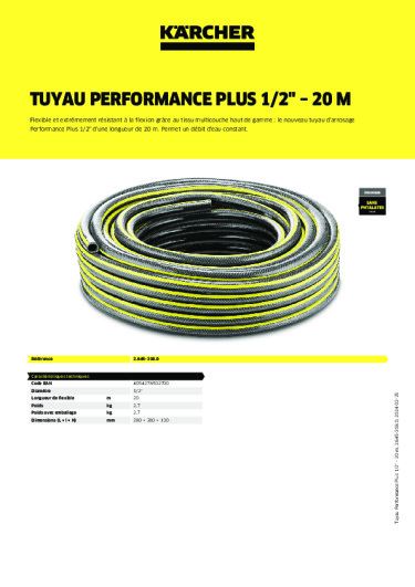 Informations sur le produit