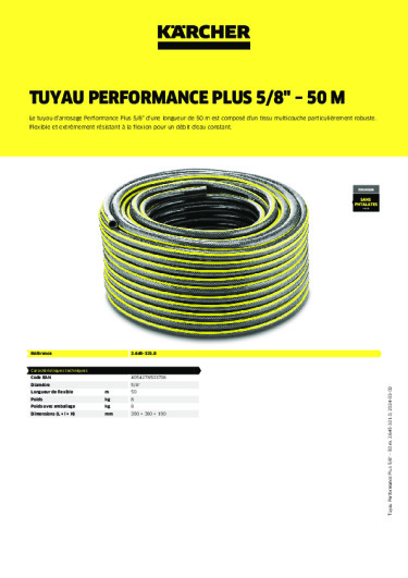 Informations sur le produit