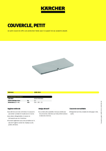 Informations sur le produit