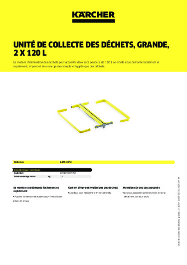 Informations sur le produit