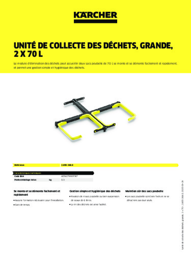 Informations sur le produit