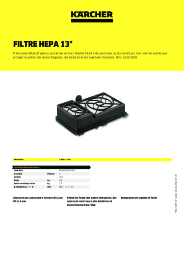 Informations sur le produit