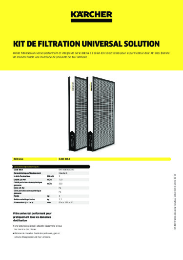 Informations sur le produit